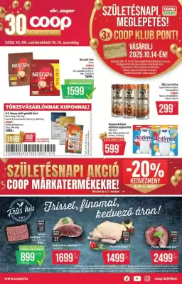 Coop akciós újság (érvényes eddig: 15-10)