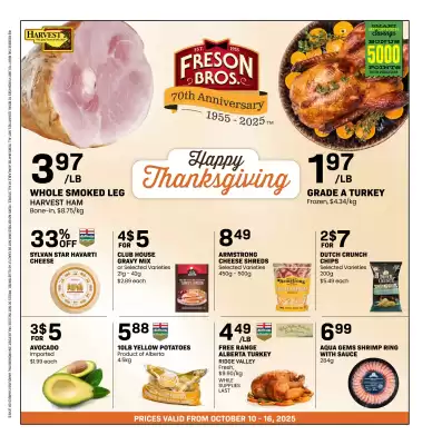 Freson Bros flyer (valid until 26-12)