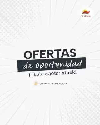 Catálogo El Milagro Mayorista (válido hasta 10-10)