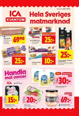 ICA Kvantum reklamblad (giltig till och med 12-10)