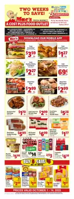 Mac's Market weekly ad (valid until 14-10)