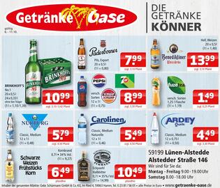 Getränke Oase Prospekt woche 41 Seite 1