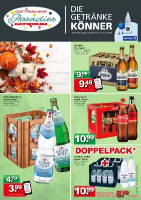 Getränkeparadies Gefromm Prospekt (gültig bis 11-10)