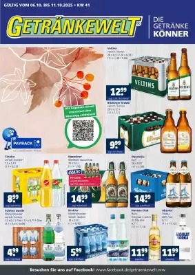 Getränkewelt Prospekt (gültig bis 11-10)