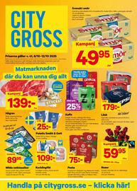 City Gross reklamblad vecka 41 Sida 1