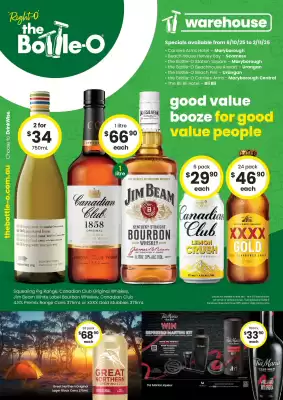 The Bottle O catalogue (valid until 2-11)