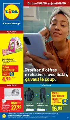 Catalogue Lidl (valable jusqu'au 9-10)