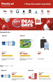Staples weekly ad week 41 Page 1