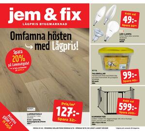 Jem&Fix reklamblad Sida 1