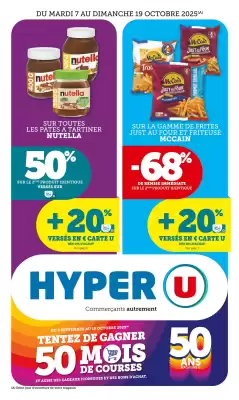 Catalogue Hyper U (valable jusqu'au 19-10)