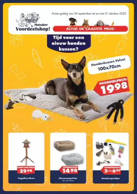 Huisdier Voordeelshop folder (geldig t/m 21-10)