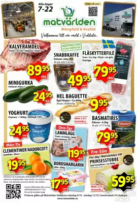 Matvärlden Tensta reklamblad (giltig till och med 12-10)