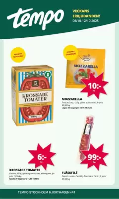 Tempo reklamblad (giltig till och med 12-10)