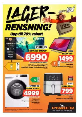 Power reklamblad (giltig till och med 12-10)