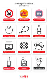 Coles catalogue week 41 Page 1