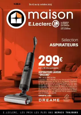 Catalogue E.Leclerc (valable jusqu'au 19-10)