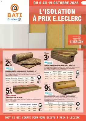 Catalogue E.Leclerc Brico (valable jusqu'au 19-10)
