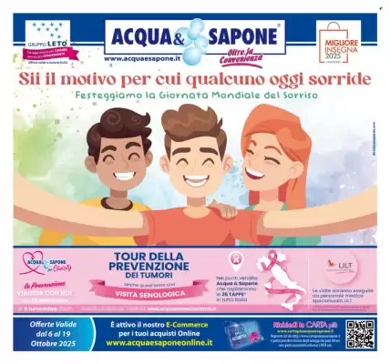 Volantino Acqua & Sapone (valido fino al 19-10)