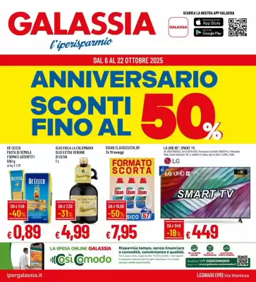Volantino Galassia