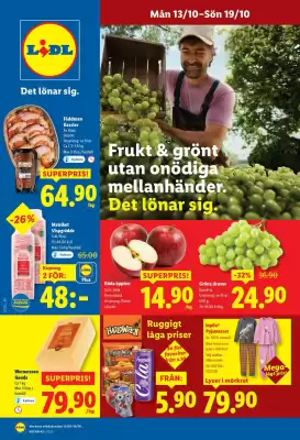 Lidl reklamblad (giltig till och med 19-10)