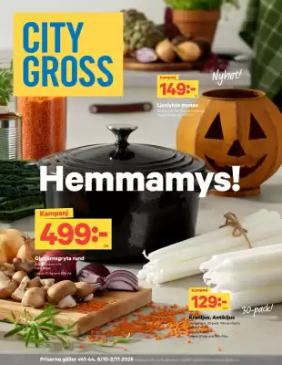 City Gross reklamblad (giltig till och med 2-11)