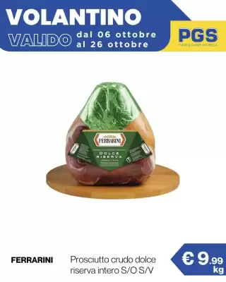 Volantino PGS Cash&Carry (valido fino al 26-10)