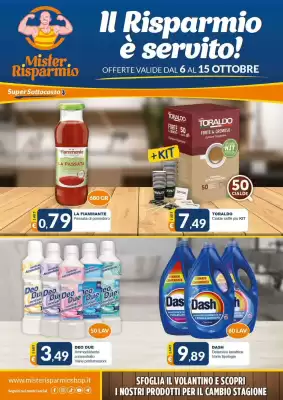 Volantino Mister Risparmio (valido fino al 15-10)