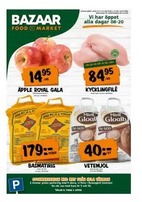 Bazaar Food market reklamblad (giltig till och med 11-10)