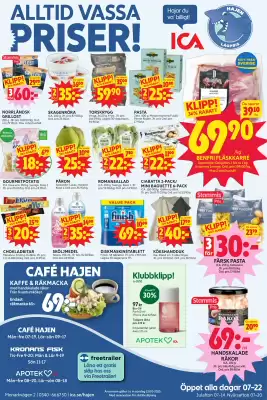 Ica Hajen Lagpris reklamblad (giltig till och med 12-10)