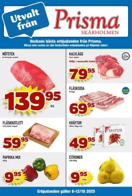 Prisma Mat reklamblad (giltig till och med 11-10)
