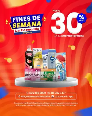 Catálogo Droguería la Economía (válido hasta 31-10)
