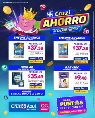 Catálogo Farmacias Cruz Azul (válido hasta 31-10)