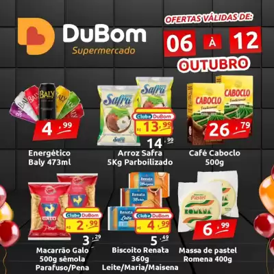 Catálogo Dubom Supermercados (válido até 12-10)