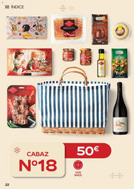 Folheto Continente | Cabazes de Natal Página 22