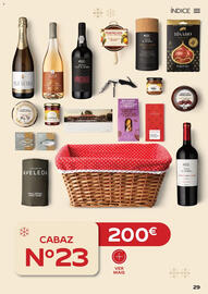 Folheto Continente | Cabazes de Natal Página 29