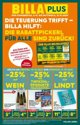 Billa Flugblatt (gültig bis 15-10)