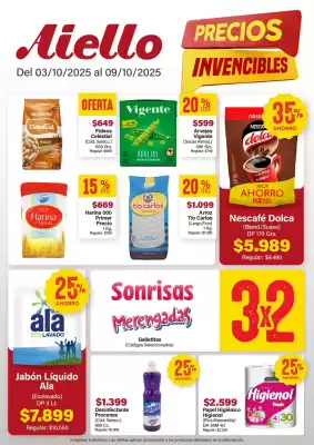 Catálogo Supermercados Aiello (válido hasta 10-10)