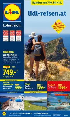 Lidl Reisen Prospekt (gültig bis 4-11)