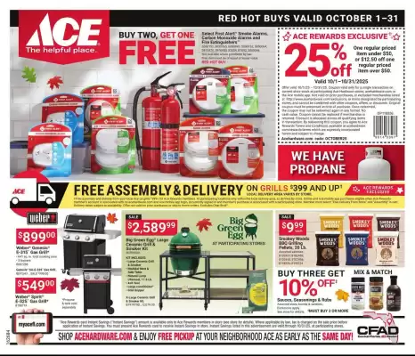 Ace Hardware flyer (valid until 31-10)