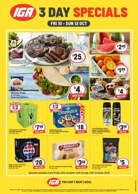 IGA catalogue