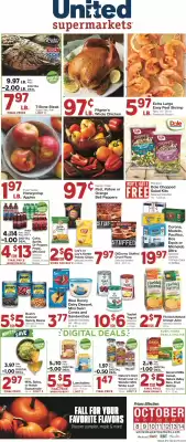 United Supermarkets weekly ad (valid until 14-10)