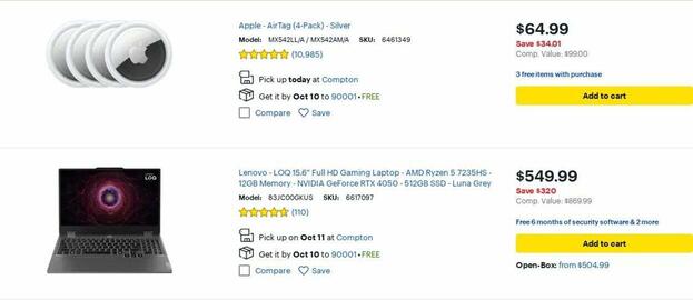 Best Buy weekly ad Page 1