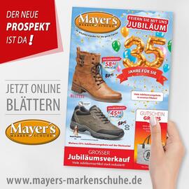 Mayer's Markenschuhe Prospekt Seite 1