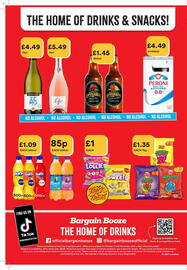Bargain Booze leaflet Page 1