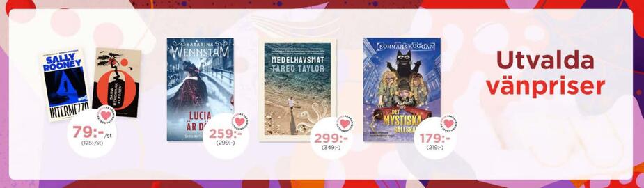Akademibokhandeln reklamblad Sida 1