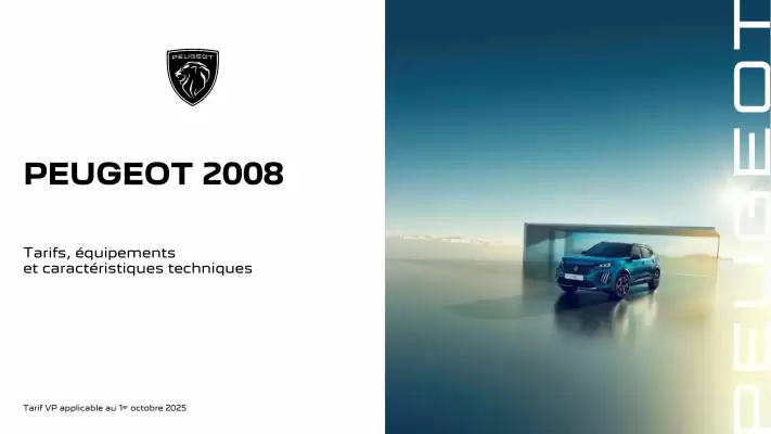 Catalogue Peugeot (valable jusqu'au 7-10)