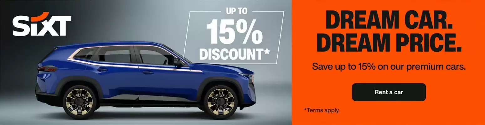 Catalogue Sixt (valable jusqu'au 7-11)