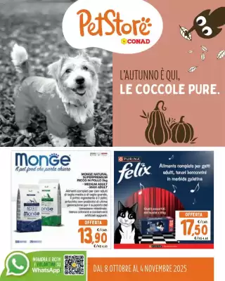Volantino Pet Store Conad (valido fino al 4-11)