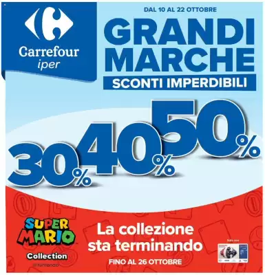 Volantino Carrefour Iper (valido fino al 22-10)