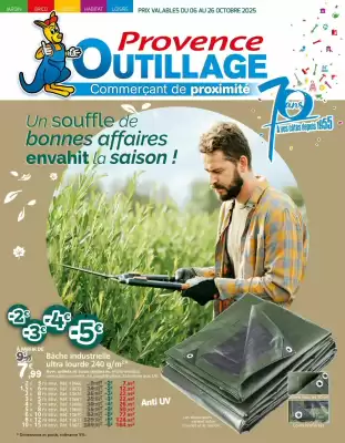 Catalogue Provence Outillage (valable jusqu'au 26-10)
